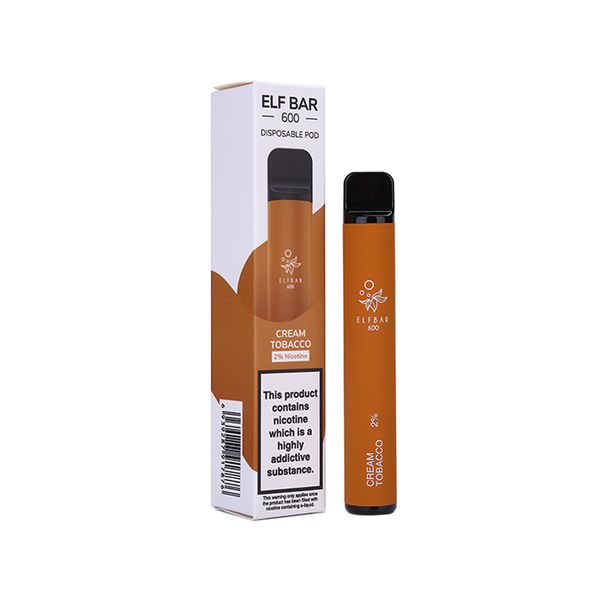 Elf Bar 600 | Disposable Pod | Cream Tobacco