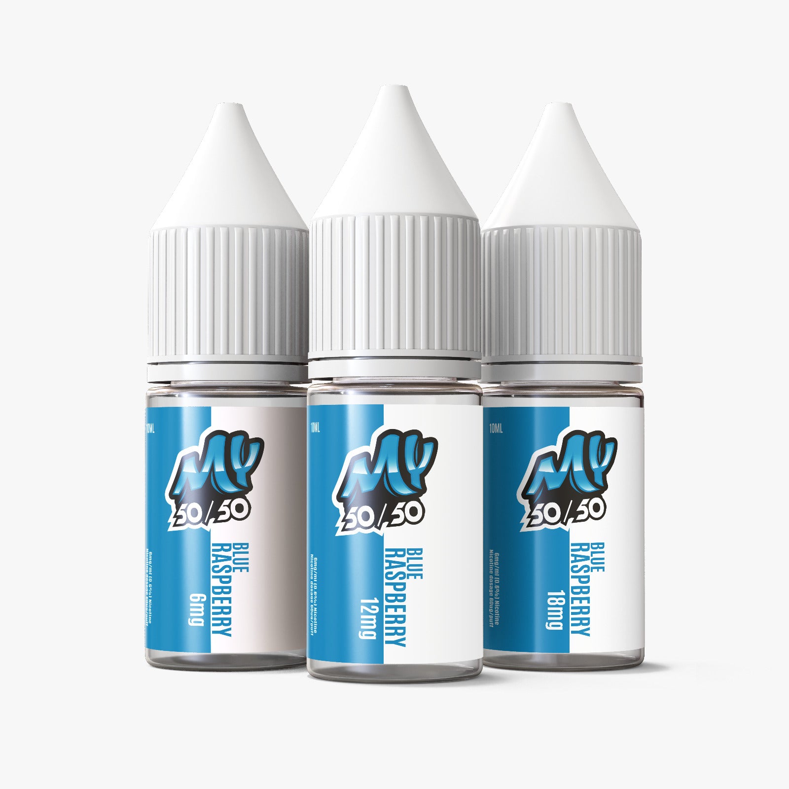 My E-Liquids  50/50 | 10ml E-Juice | 6mg 12mg 18mg | Blue Raspberry