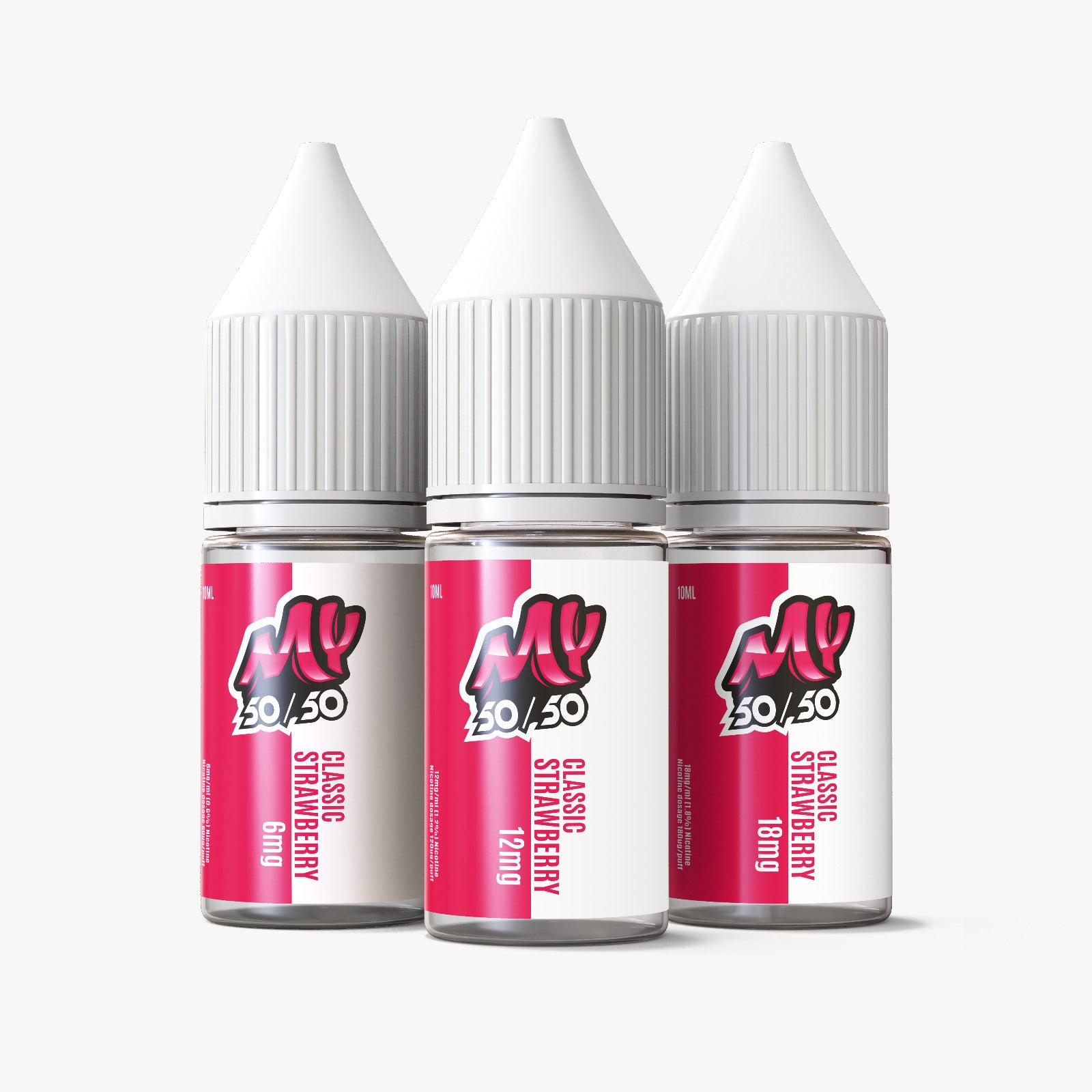 My E-Liquids 50/50 | 10ml E-Juice | 6mg 12mg 18mg | Classic Strawberry