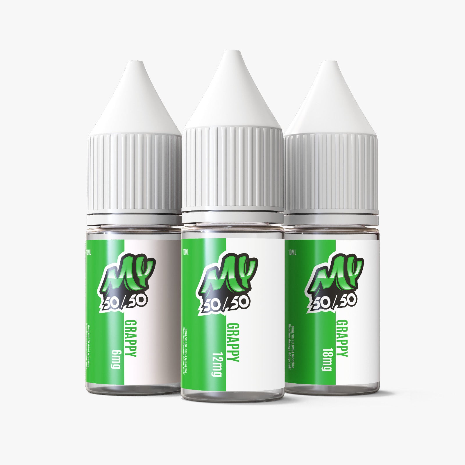 My E-Liquids  50/50 | 10ml E-Juice | 6mg 12mg 18mg | Grappy