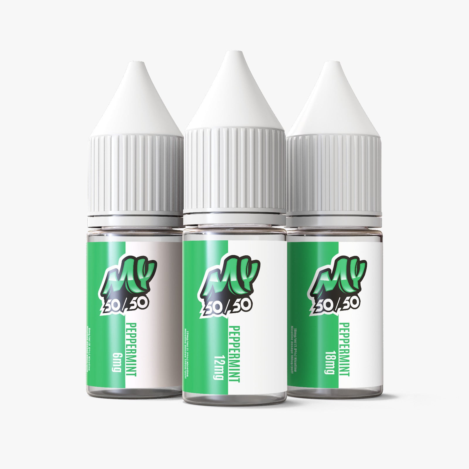 My E-Liquids 50/50 | 10ml E-Juice | 6mg 12mg 18mg | Peppermint