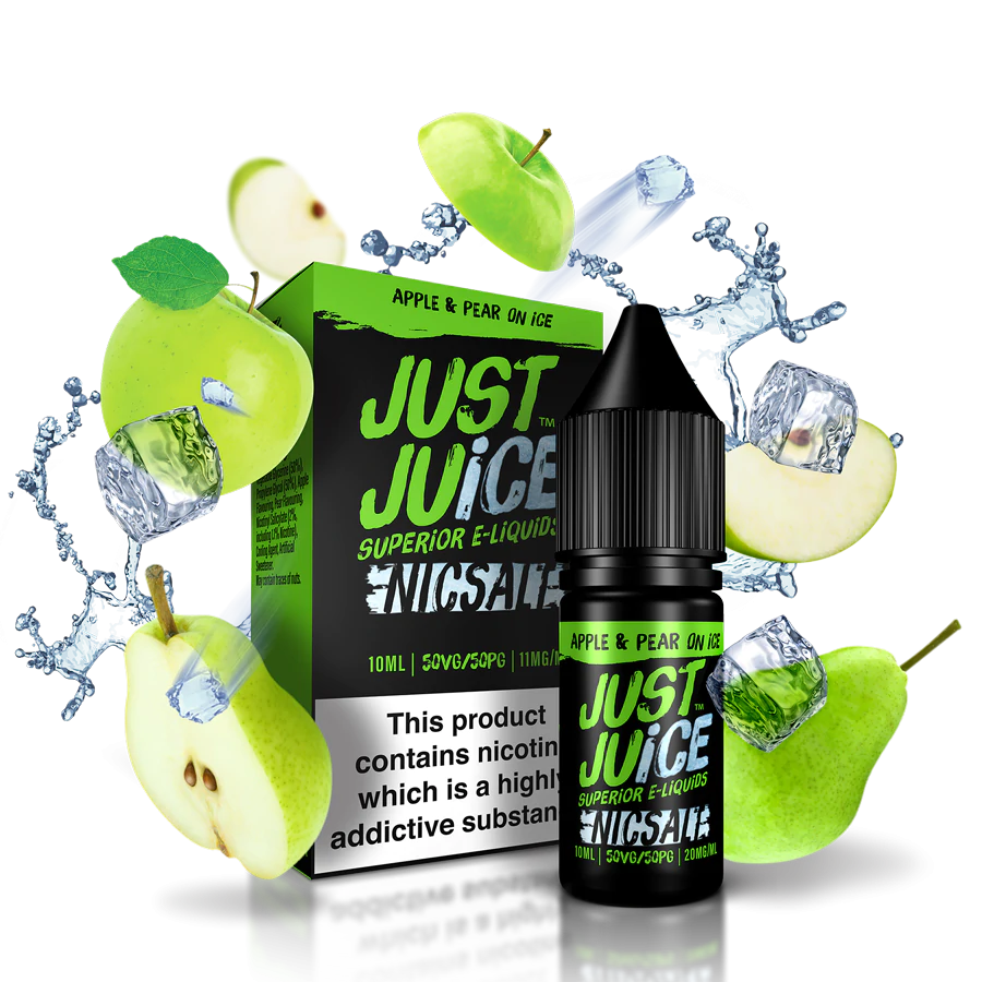 Apple & Pear on Ice Nic Salts By Just Juice 10ml (50VG/50PG) 5MG|11MG|20MG