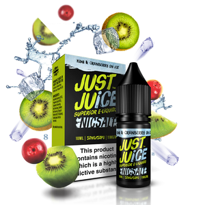 Kiwi & Cranberry on Ice Nic Salts By Just Juice 10ml (50VG/50PG) 5MG|11MG|20MG