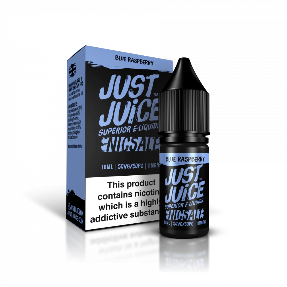 Blue Raspberry Nic Salts By Just Juice 10ml (50VG/50PG) 5MG|11MG|20MG