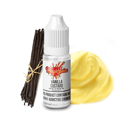 50/50 | 10ml E-Juice | 6mg 12mg 18mg | Vanilla Custard